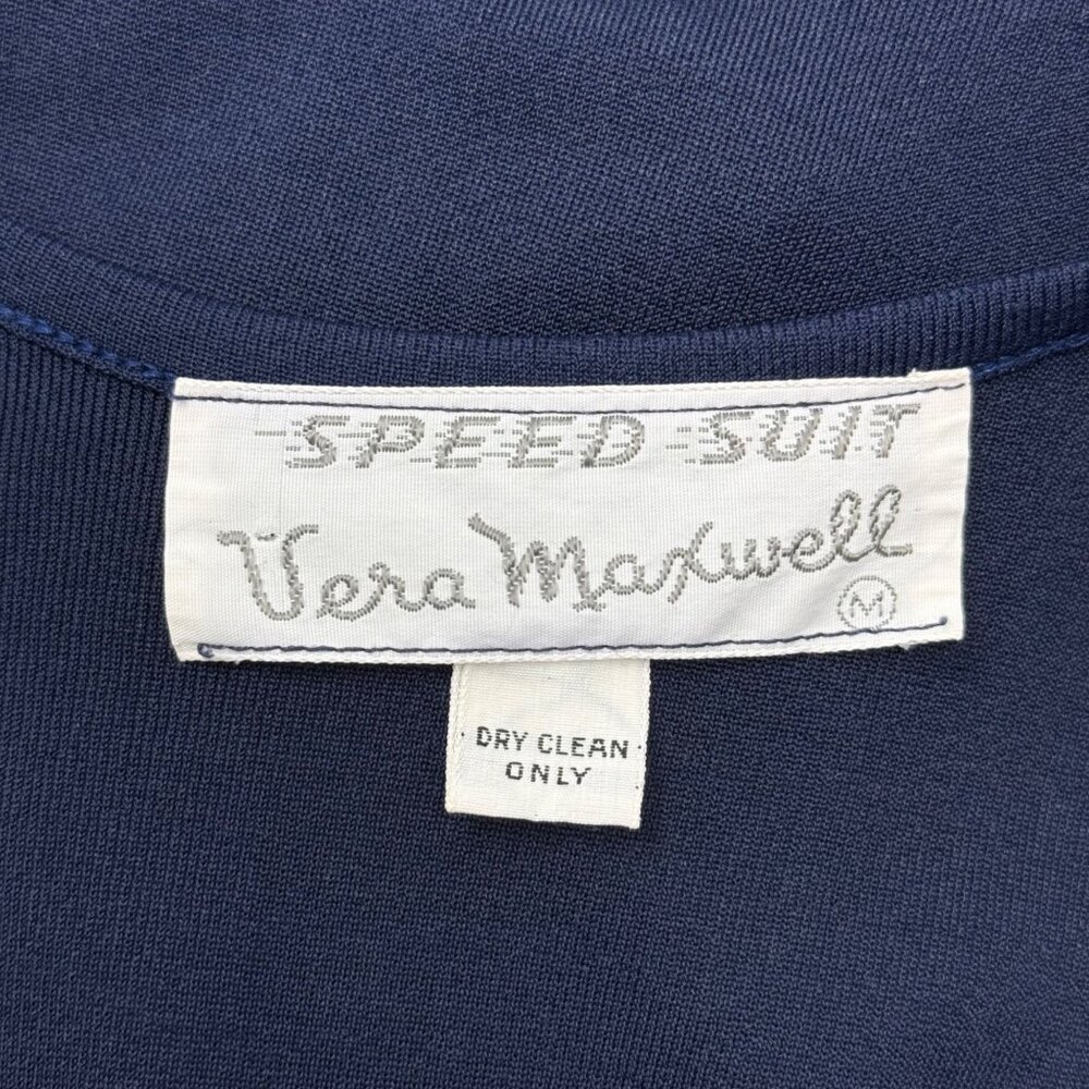 RARE Vera Maxwell 70s Speed Suit Lightweight Dress - Picture 8 of 9